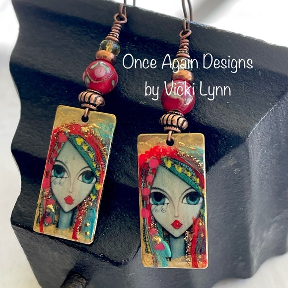 Artisan Jewelry - ARTISAN Earrings “Bohemian Girl” - Dangles